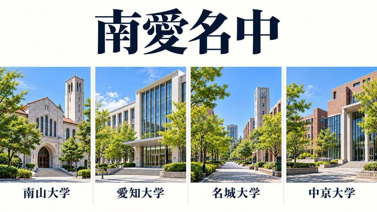 南愛名中(南山大学・愛知大学・名城大学・中京大学)