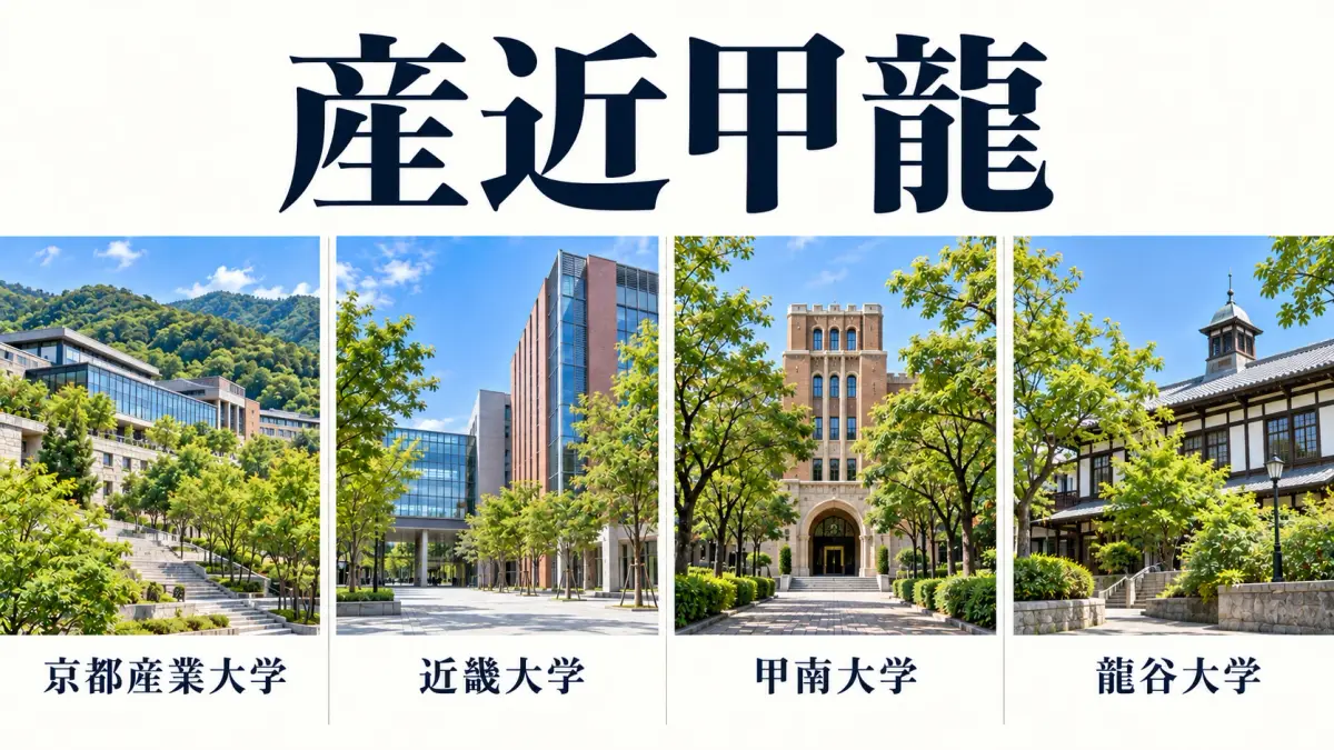 産近甲龍(京都産業大学・近畿大学・甲南大学・龍谷大学)