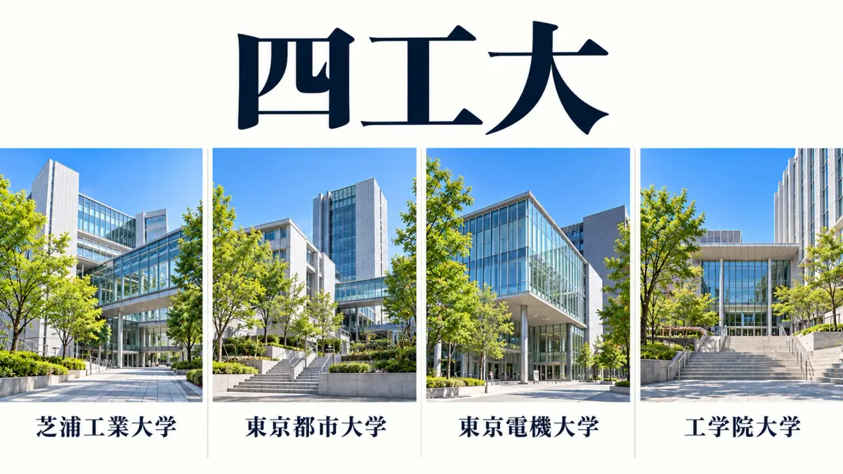 四工大(芝浦工業大学・東京都市大学・東京電機大学・工学院大学)